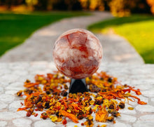 Load image into Gallery viewer, Large Fire Quartz Sphere