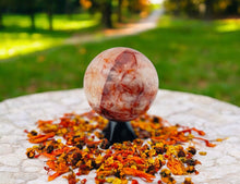 Load image into Gallery viewer, Large Fire Quartz Sphere
