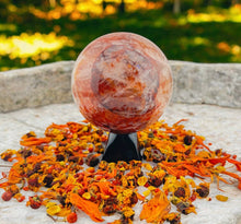 Load image into Gallery viewer, Large Fire Quartz Sphere