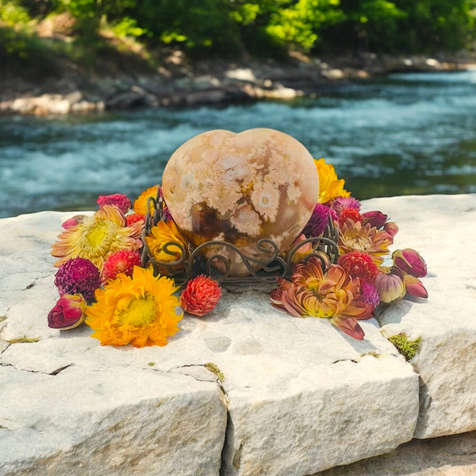 Flower Agate Crystal Healing Stone